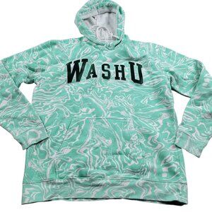 Washington University Wash U Hoodie Adult Large Champion Geometric Spellout